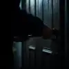 burglar breaking into door